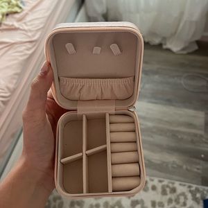 Pink Jewlery Travel Case